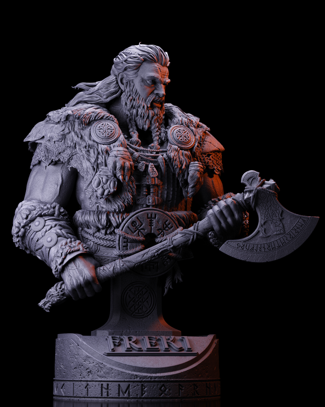 Freki - The Boarheaded - Premium Bust