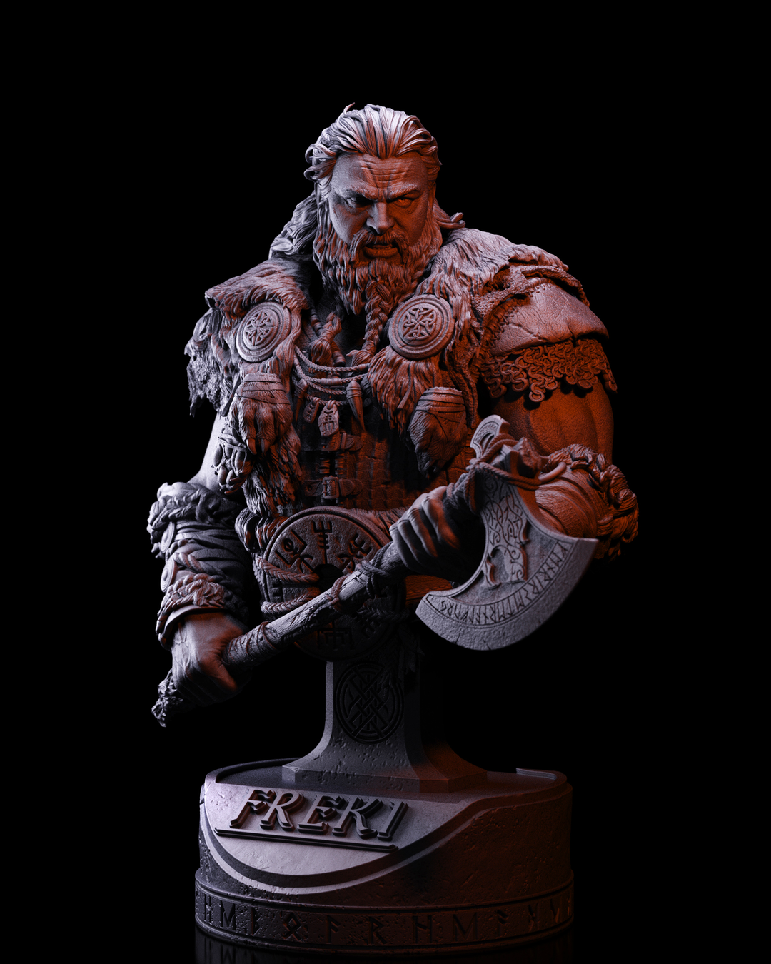 Freki - The Boarheaded - Premium Bust