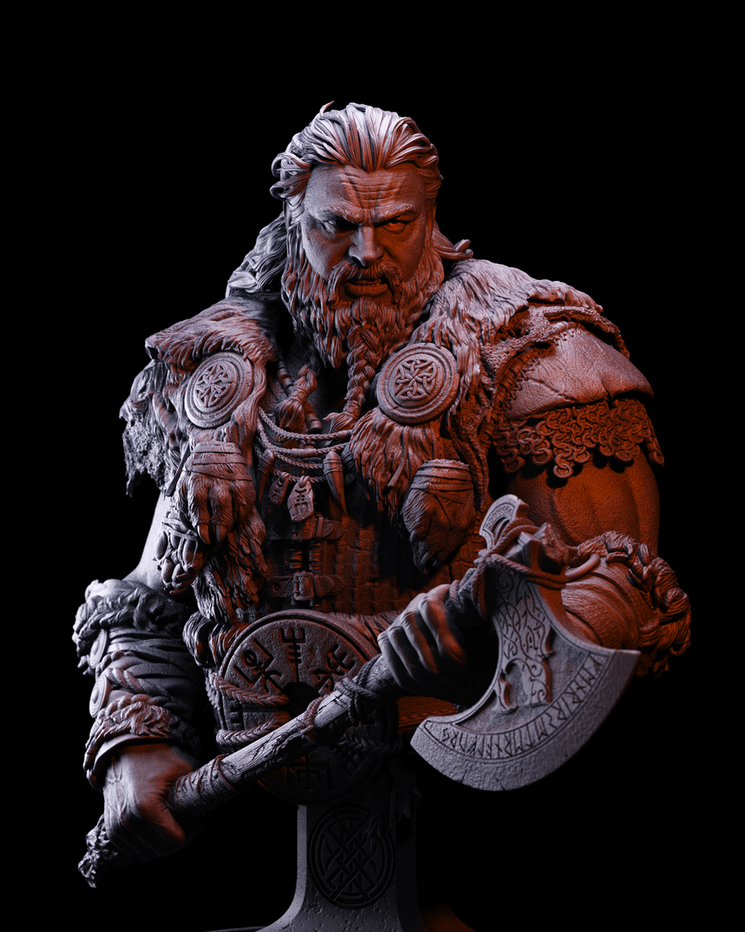 Freki - The Boarheaded - Premium Bust