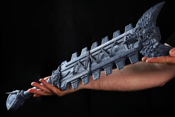 Oathguard The Sacred Macuahuitl - Life-Sized Wall Display