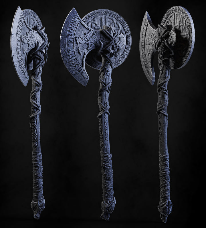 Fenrir Axe - Life-Sized Wall Display + Holder