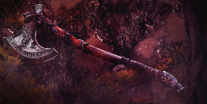 Fenrir Axe - Life-Sized Wall Display + Holder