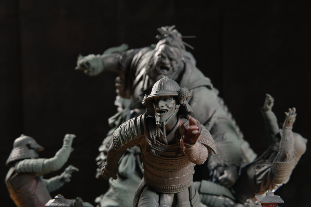 Akudokuou - The Juggernaut of Mount Osore Diorama