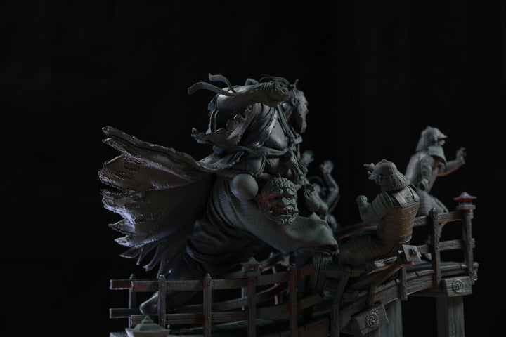 Akudokuou - The Juggernaut of Mount Osore Diorama