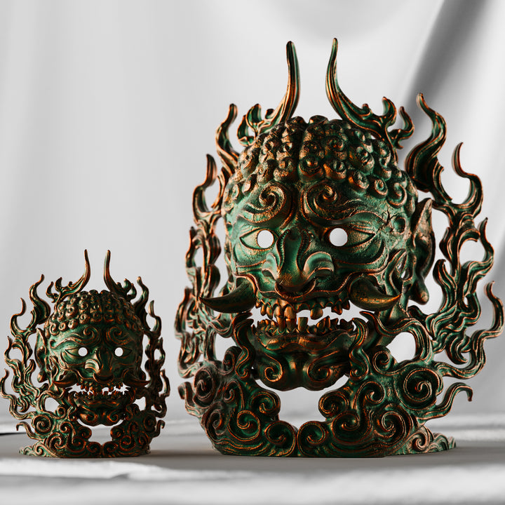 Visage of Mt. Osore - Life-Sized Mask & Stand + Mini Mask