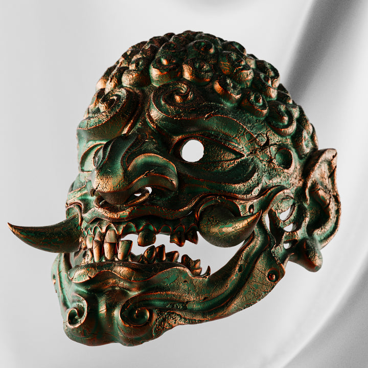 Visage of Mt. Osore - Life-Sized Mask & Stand + Mini Mask