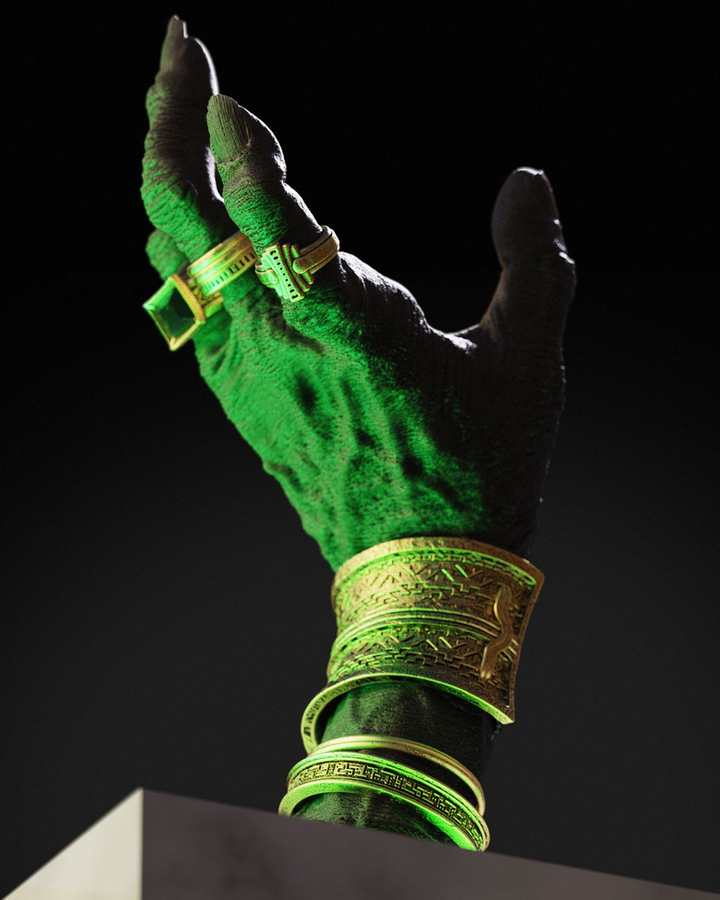 Omari - Clutch of the Seer - Headphone Stand