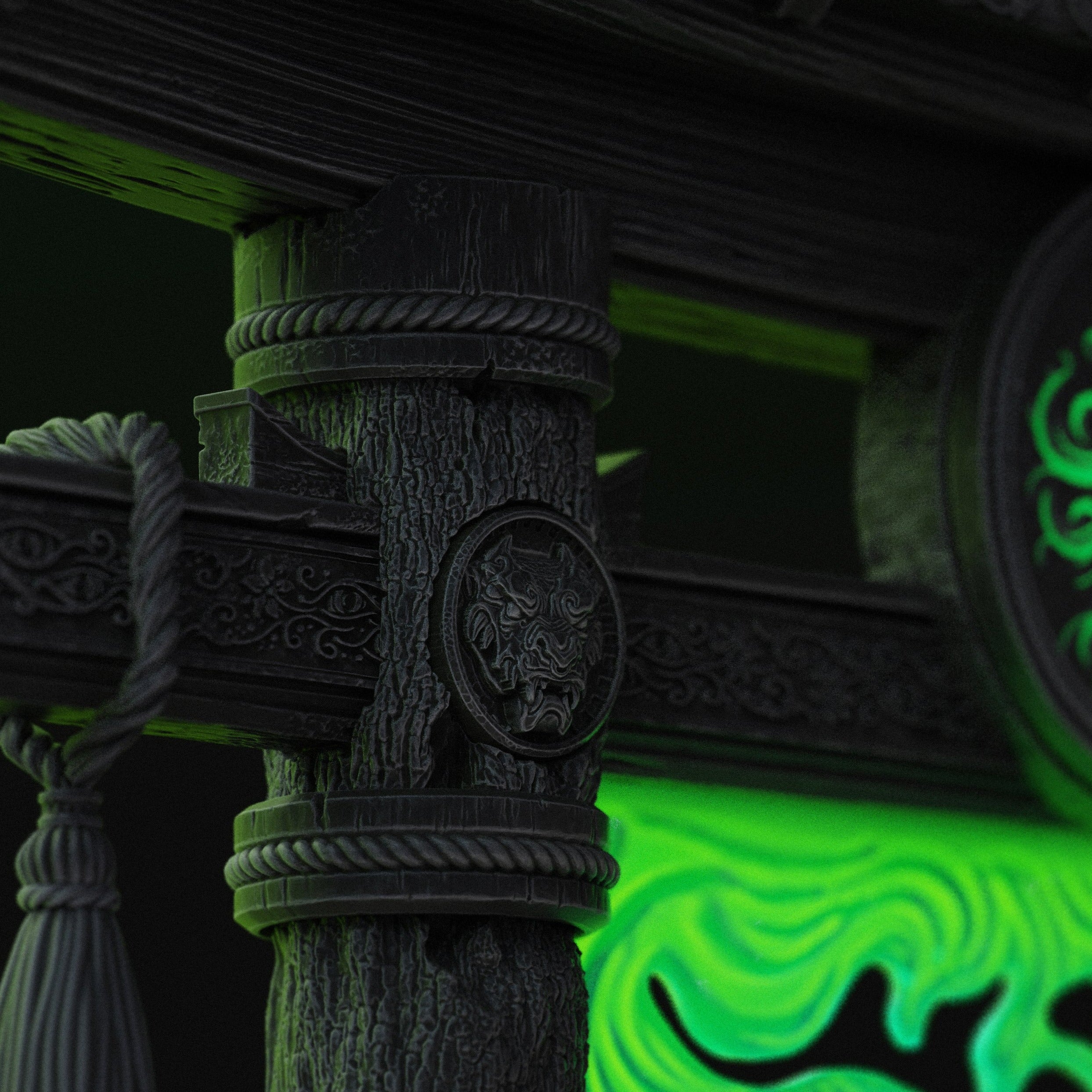 Tenjin - Torii Portal Diorama – Black Forge Games