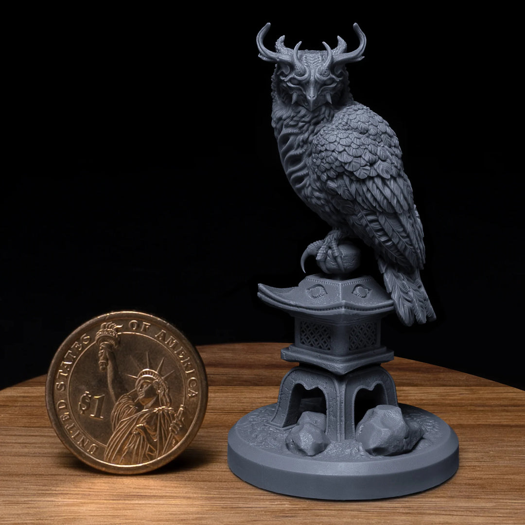 Garden Base For Tenjin + Kojiro Owl & Stand